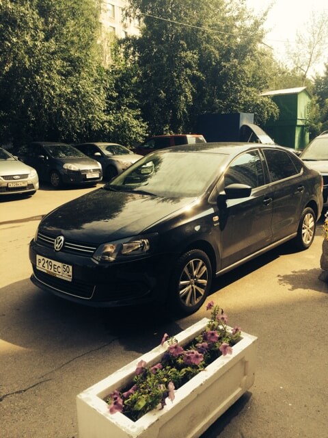 Volkswagen Polo. Доставка полиграфии - Копировальня