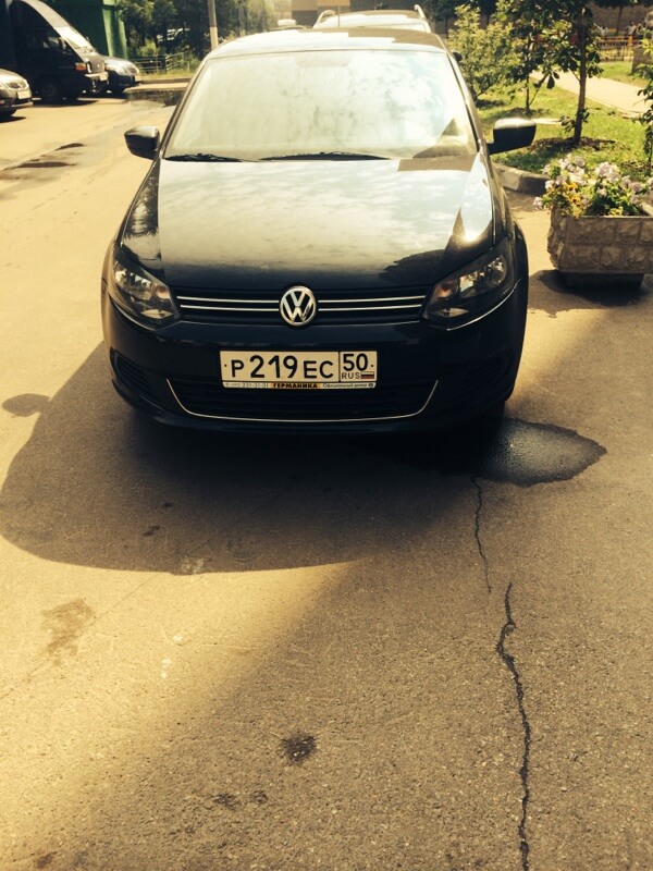 Volkswagen Polo. Доставка полиграфии - Копировальня