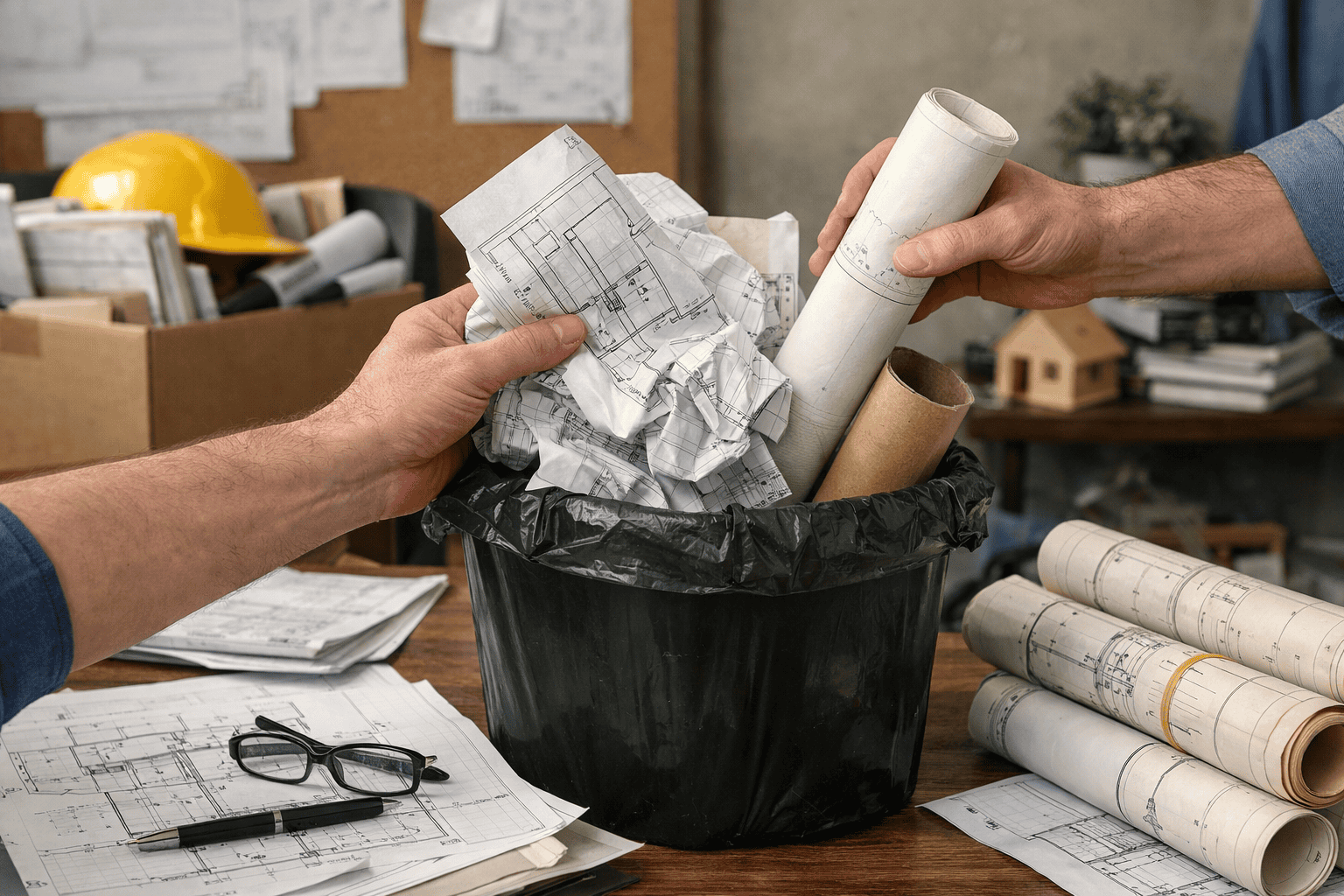 что делать с чертежами после проекта