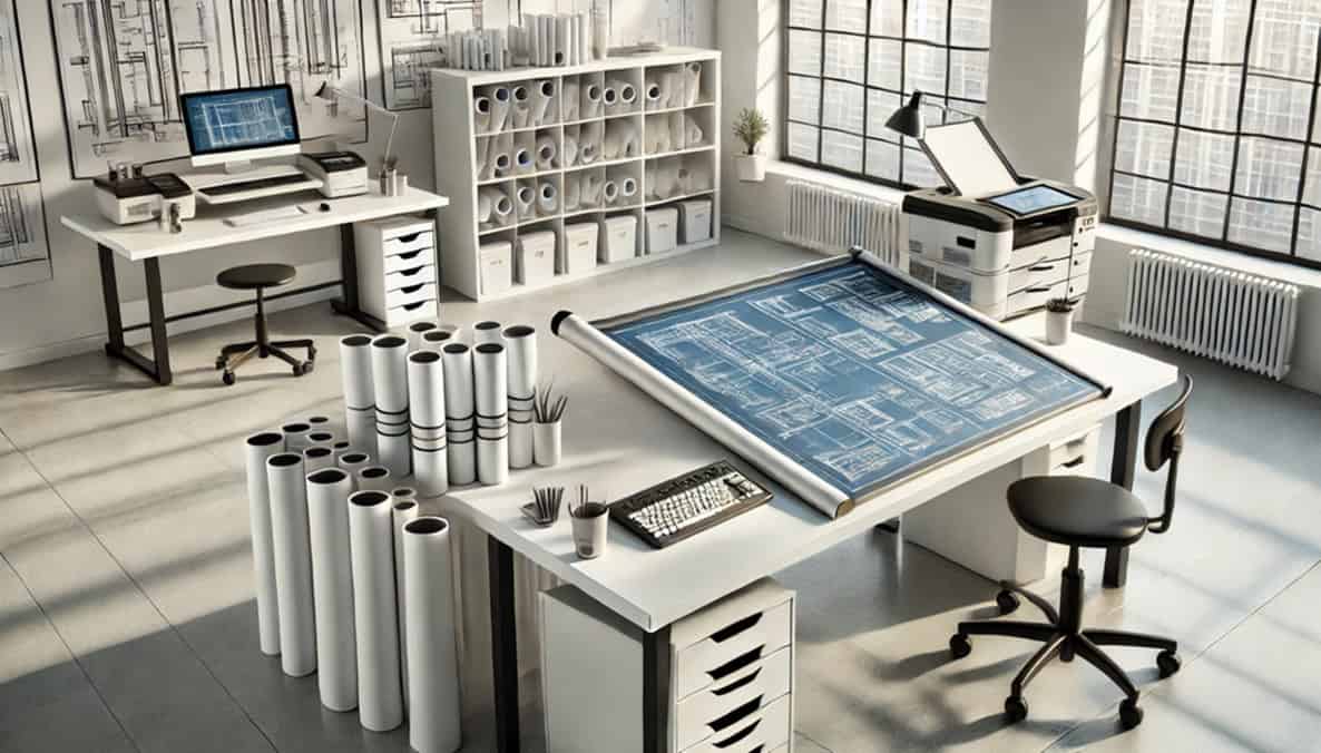 pechat-chertezhey-a4 Печать чертежей на нестандартных материалах: полное руководство для инженеров, архитекторов и дизайнеров